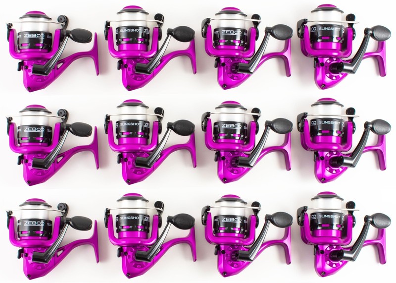 (LOT OF 12) ZEBCO SLINGSHOT 20 SLSP20 5.3:1 SPINNING REEL NO BOX 21-41144