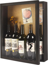 16X20 Extra Large Shadow Box with Door Frame Deep Wooden Display Cases with Lock