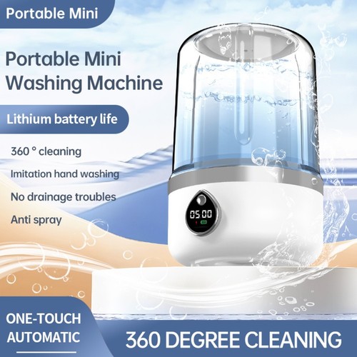 Leichte tragbare Waschmaschine f??r Unterw?sche kompaktes Design und USB-Ladung - Zdjęcie 6 z 12