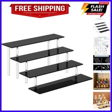 4 Tier Perfume Organizer Stand, Acrylic Risers Display Stands, Display Risers...