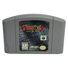 Turok 2 Seeds Of Evil (Nintendo 64, 1998) N64 Authentic Gray Cart Only Tested