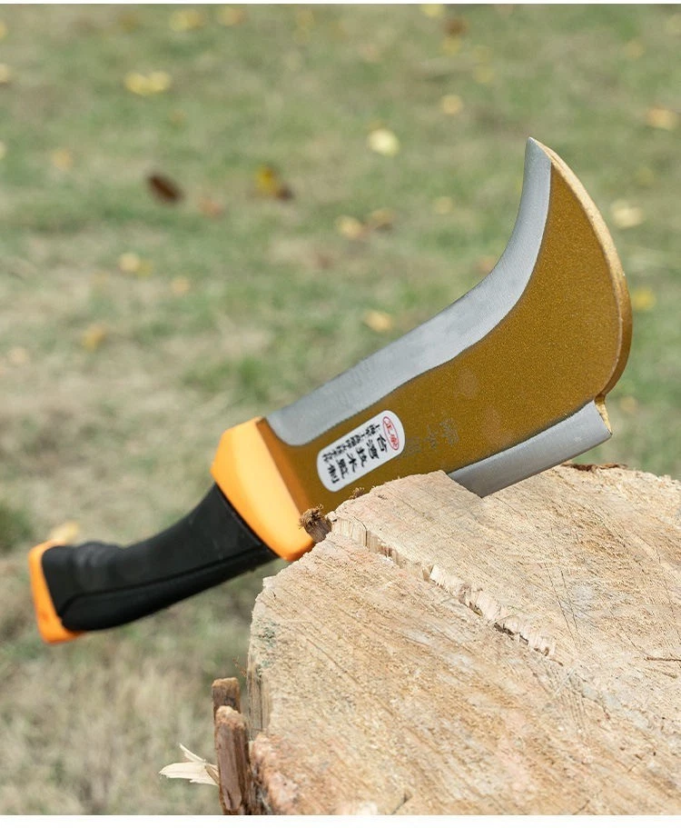 Серп мачете Billhook для очистки и сбора урожая инструмент для двора с двойным лезвием - Изображение 3 из 4