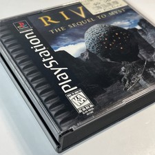 Riven: The Sequel to Myst (Sony PlayStation 1 1997)  Case & Discs - No Manual