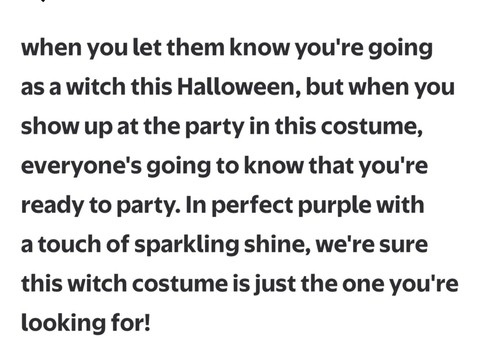 Party King Women's Plus Midnight Violet Witch Costume Cosplay Plus Size 5X New - Picture 9 of 9
