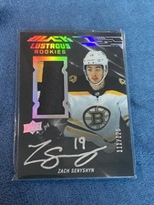 2019-20 SPx #LR-ZS Zach Senyshyn UD Black Lustrous Auto /125