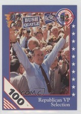 1992 Wild Card Decision '92 100 Stripe George HW Bush #48 0n8