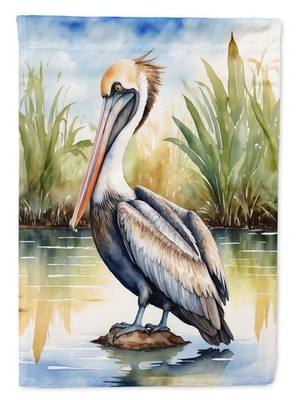 Caroline's Treasures Louisiana Brown Pelican Garden Flag DAC7437GF