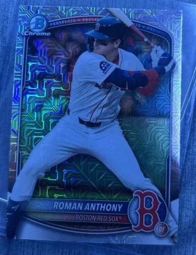 2025 Bowman Chrome - Prospects Roman Anthony #BCP-167 Mojo Refractor (RC)