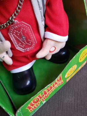 Vintage 2005 Gemmy Holiday Hip-Hoppers Rapper Santa “Gettin Jiggy