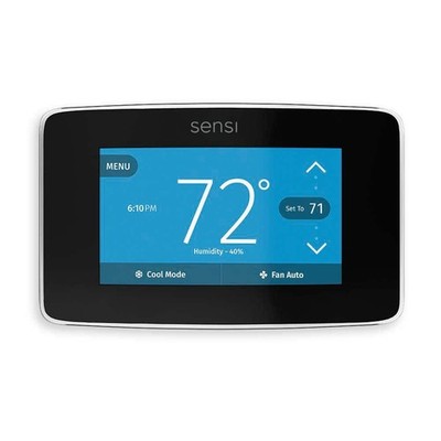 Copeland Sensi Touch Smart Thermostat, Touchscreen Color Display, Wi-Fi 7-day
