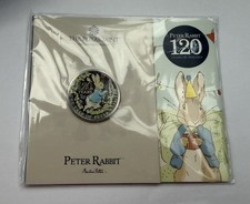 ROYAL MINT 2022 PETER RABBIT £5 COLOUR COIN SEALED PACK 120 YEARS Ltd Ed 8,659