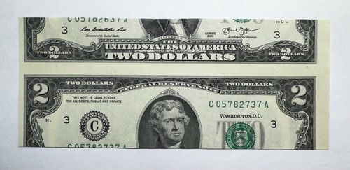 2013 2 $ Federal Reserve Schein Philadelphia UNC