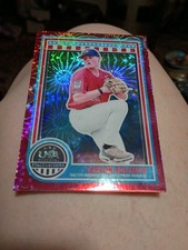 2025 Panini USA Stars & Stripes - #115 OF 047/225 Red Fireworks Carson Bolemon