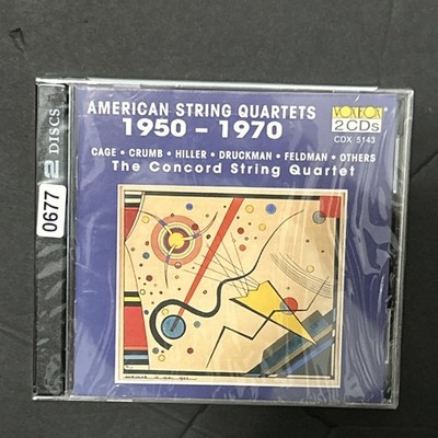 American String Quartets, 1950-1970 (CD, Mar-2001, 2 Discs, Vox Box)-0677