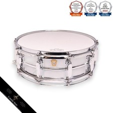 Ludwig LB400B Brass Shell Snare Drum 14x5 Chrome Finish Professional