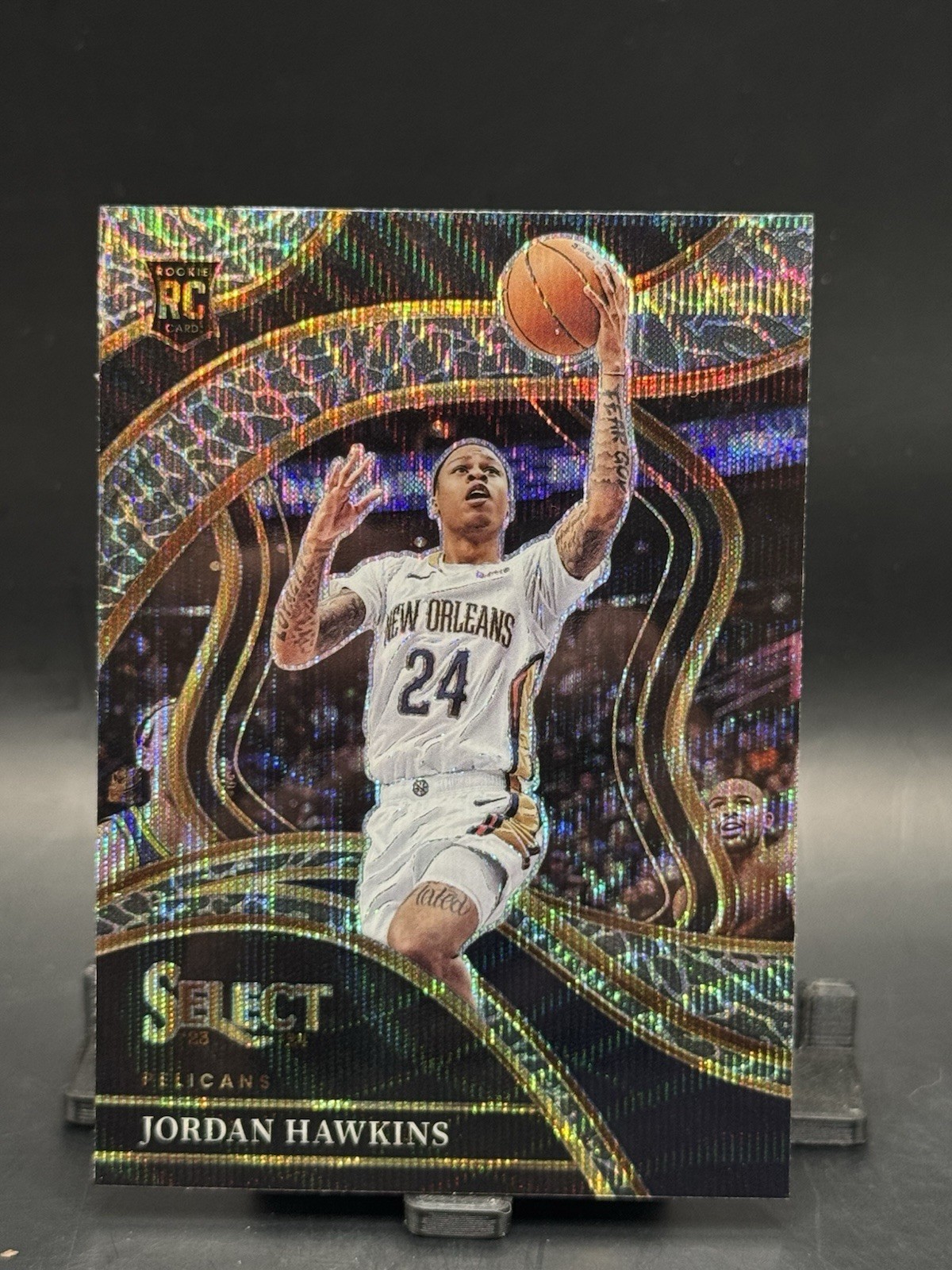 2023-24 Panini Select - Courtside Jordan Hawkins #280 Elephant Prizm (RC)