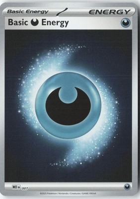 Basic Darkness Energy Common Holo  MEE: Mega Evolution Energies 7 NM Normal