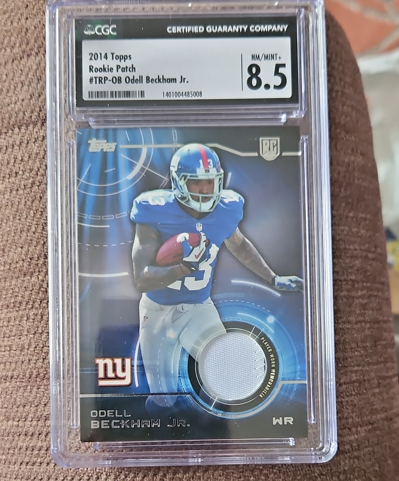 2014 Topps - Rookie Patch Odell Beckham Jr. #TRP-OB (MEM, RC)