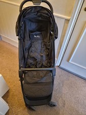 silver cross clic  stroller black cabin size greay let condition