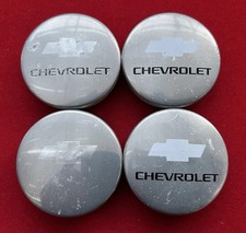 🟢 4x Original Chevrolet Felgendeckel / Nabendeckel / Felgenkappen 60mm