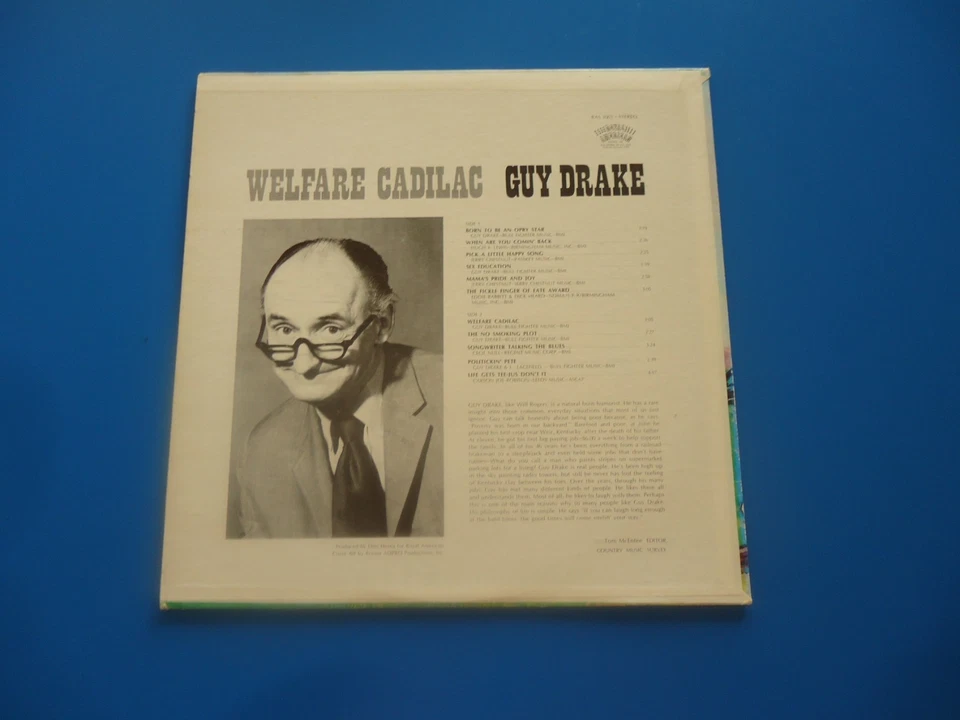 Guy Drake Welfare Cadilac LP (1970) RAS-1001 - Image 2 of 3