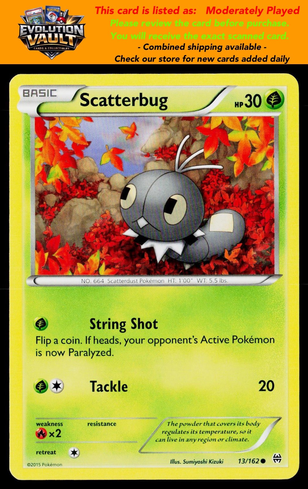 XY - BREAKthrough #13/162 Scatterbug
