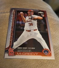 2025 Topps Chrome Update - Michael McGreevy (RC) #USC36 - Cardinals