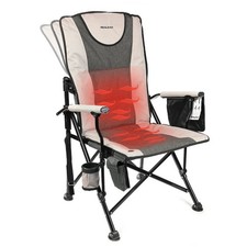 Heated Camping Chair - Fully Padded Heated Chairs Outdoor Sports - Heavy Duty...