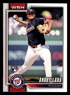 2026 Topps Series 1 (RC) Andry Lara #36 Washington Nationals