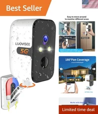 Smart Wireless Home Security Camera with SD/Cloud Storage & Alexa Integration