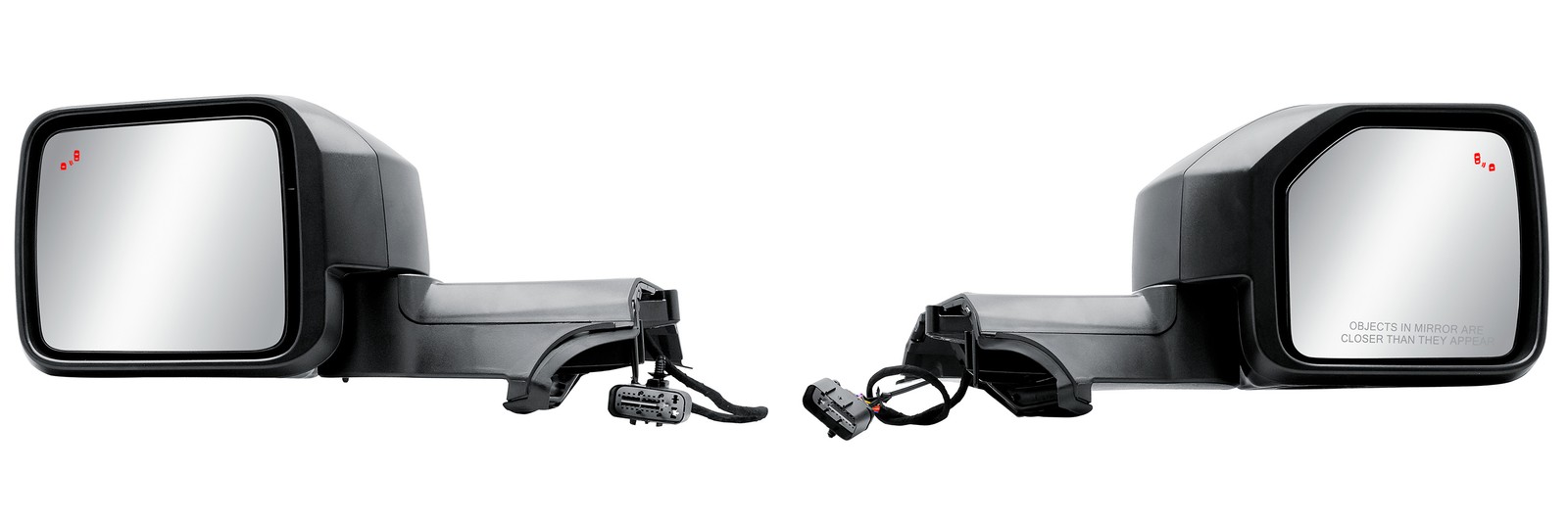 Pair Right + Left Side Door Mirror Power Heated With BLIS For 21-25 Ford Bronco