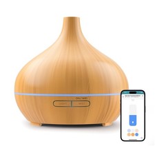 Diffuseur d'Huiles Essentielles Connecté, Diffuseur d'Arôme WiFi Ultrasonique