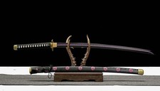 1:1 Replica Roronoa Zoro Worn Purple Shusui Katana One Piece Sword