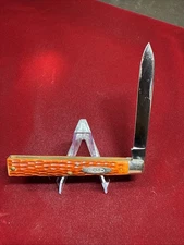 Case Doctors Knife Fire Red Scales Case XX 1940-1964? Date Tang Stamp Super Lt
