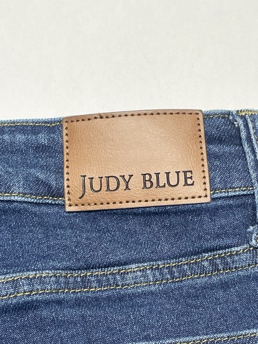Judy Blue Straight Fit Denim Blue Jeans Size 16 34x29 Classic Casual Stretch - Picture 16 of 24