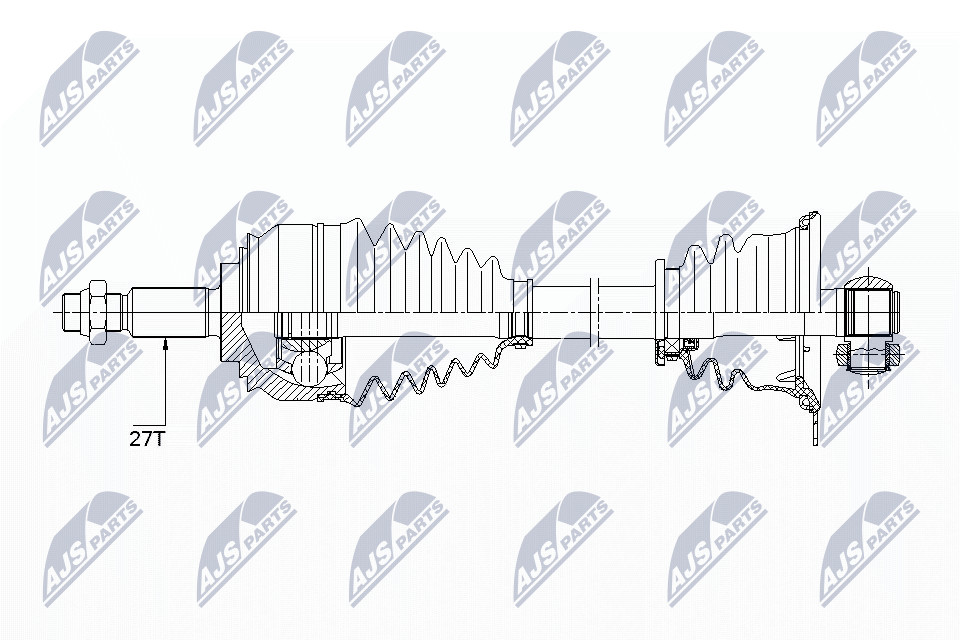 N.T.Y. NPW-RE-153.NTY Drive Shaft for RENAULT - Image 3