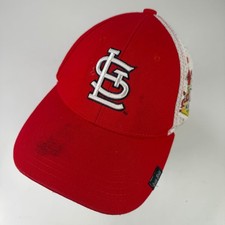 MELONWEAR Hat Boys Red White St Louis Cardinals Mesh Snapback Adjustable