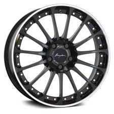 Breyton Magic Cw Wheels 18x7.5 48 4x100 56 Black Rims Set Of 4
