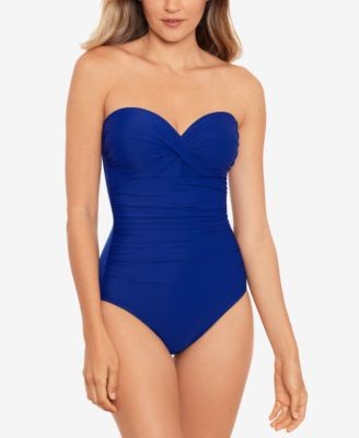 Miraclesuit Rock Solid Madrid One Piece Swimsuit Azul Blue 14