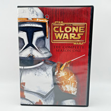 Star Wars: The Clone Wars - The Complete Season One DVD, 2011, 4-Disc Set 