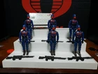 GI Joe 2004 Valor vs Venom Cobra InFantry Force 6 Cobra Squad Leaders Toys R Us