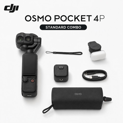 DJI Osmo Pocket Four Pro(4P) Standard Combo Handheld Stabilizer vlog