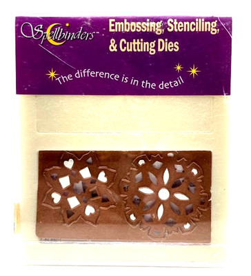 Spellbinders S3 089 Paper Cut Snow Flakes Embossing Stenciling Cutting Dies Fold