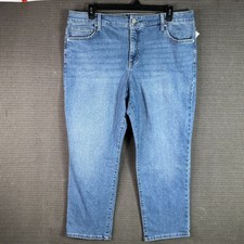 Terra  Sky Womens Size 16W Petite Blue Mid Rise Classic Denim Jeans