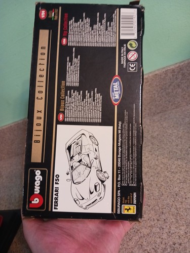 1/24 Burago Ferrari F50 1995 in rot mit Box - Bild 8 von 9