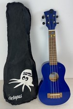 Octopus Blue Ukulele With Case