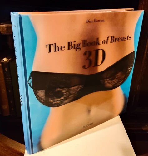 THE BIG BOOK OF BREASTS 3D - DIAN HANSON Taschen 2011 con occhiali