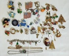 Vintage to Now Costume Jewelry Lot Holiday Seasons 40 Pcs