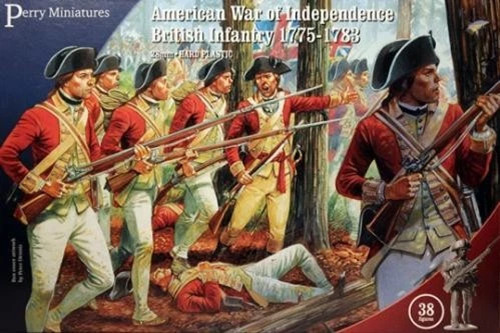 28mm American Revolution British Infantry 1775-1783 by Perry Miniatures 7190₽