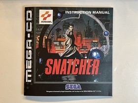 Mega CD Snatcher Replacement Packaging Set w/ Display Disc &ndash; No Game